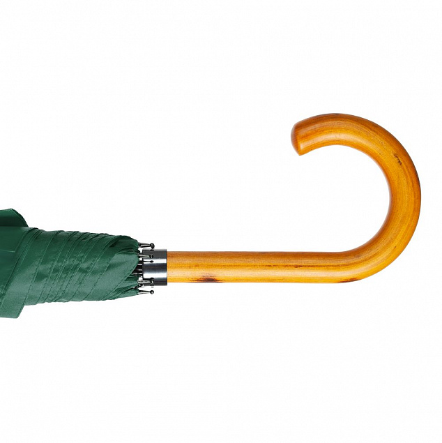 Зонт-трость LockWood ver.2, зеленый с логотипом  заказать по выгодной цене в кибермаркете AvroraStore