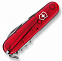 Офицерский нож Spartan 91, прозрачный красный с логотипом в Москве заказать по выгодной цене в кибермаркете AvroraStore