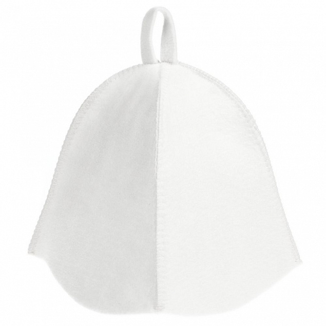 Банная шапка Heat Off, белая с логотипом в Москве заказать по выгодной цене в кибермаркете AvroraStore
