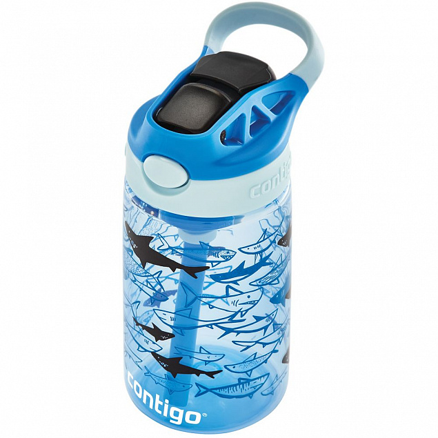 Бутылка для воды детская Gizmo Flip Sharks с логотипом в Москве заказать по выгодной цене в кибермаркете AvroraStore