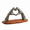 Скульптура "Люблю" с логотипом в Москве заказать по выгодной цене в кибермаркете AvroraStore