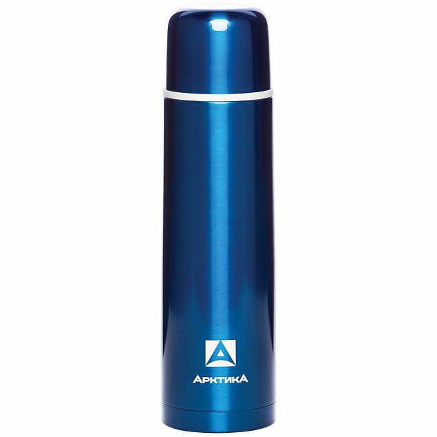 Термос «Арктика Color 1000», синий с логотипом в Москве заказать по выгодной цене в кибермаркете AvroraStore
