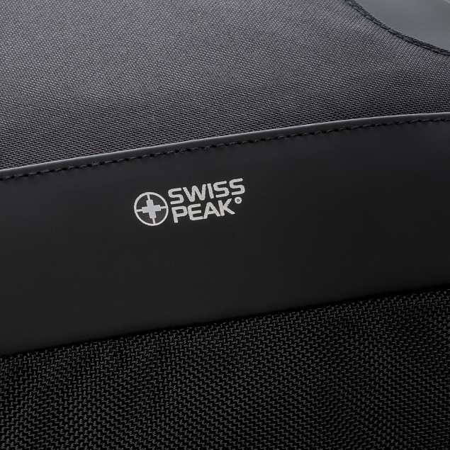 Сумка для ноутбука Swiss Peak, 15", черный с логотипом в Москве заказать по выгодной цене в кибермаркете AvroraStore