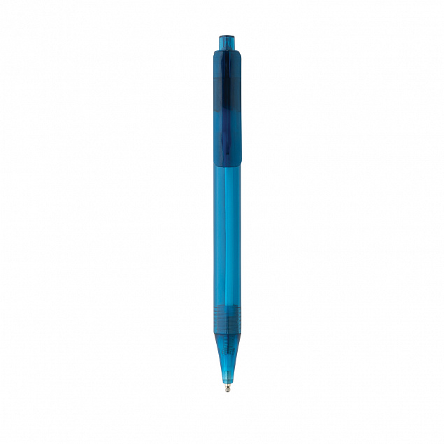 Ручка X8 из прозрачного rPET GRS с логотипом в Москве заказать по выгодной цене в кибермаркете AvroraStore
