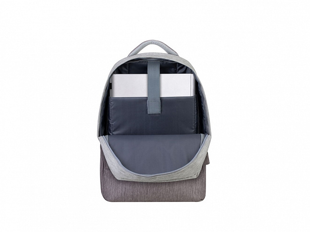 RIVACASE 7562 grey/mocha рюкзак для ноутбука 15.6, серый/кофейный с логотипом в Москве заказать по выгодной цене в кибермаркете AvroraStore