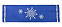 Упаковка-конфета «Снежинки», синяя с логотипом в Москве заказать по выгодной цене в кибермаркете AvroraStore