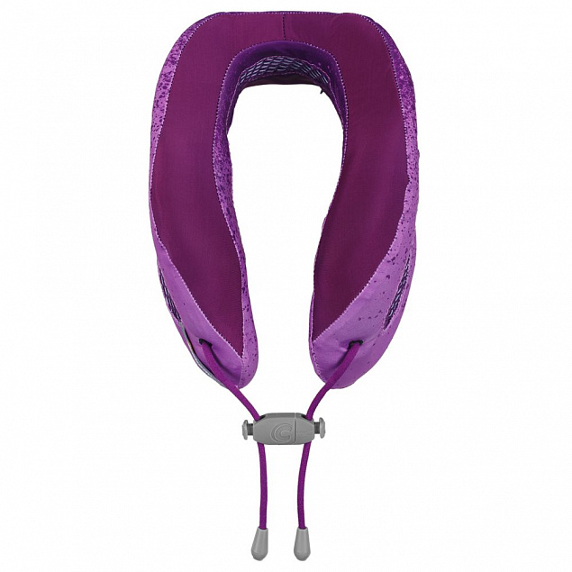 Подушка под шею для путешествий Cabeau Evolution Cool, фиолетовая с логотипом в Москве заказать по выгодной цене в кибермаркете AvroraStore