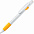 ALLEGRA, ручка шариковая, синий/белый, пластик с логотипом в Москве заказать по выгодной цене в кибермаркете AvroraStore