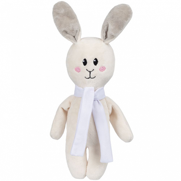 Игрушка Beastie Toys, заяц с белым шарфом с логотипом в Москве заказать по выгодной цене в кибермаркете AvroraStore