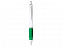 Ручка шариковая Nash, белый/зеленый, черные чернила с логотипом в Москве заказать по выгодной цене в кибермаркете AvroraStore
