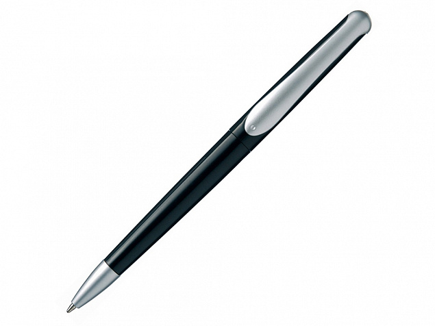 Ручка шариковая Sunrise, черный, синие чернила с логотипом в Москве заказать по выгодной цене в кибермаркете AvroraStore