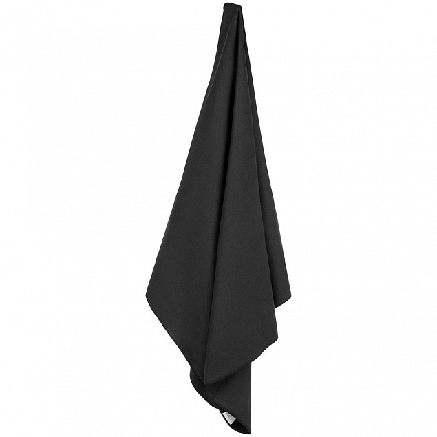 Спортивное полотенце Vigo Small, черное с логотипом в Москве заказать по выгодной цене в кибермаркете AvroraStore