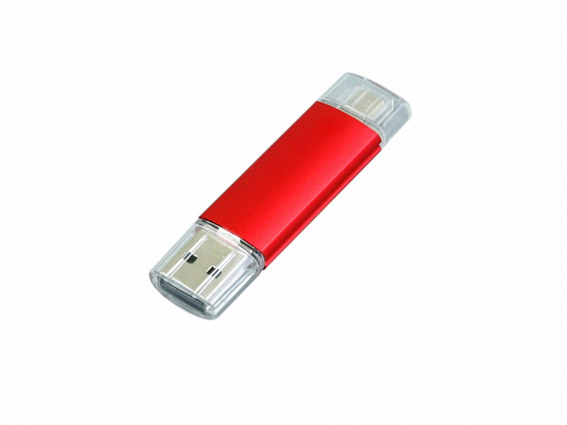 USB 2.0/micro USB- флешка на 32 Гб с логотипом в Москве заказать по выгодной цене в кибермаркете AvroraStore