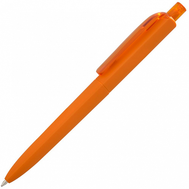 Ручка шариковая Prodir DS8 PRR-Т Soft Touch, оранжевая с логотипом в Москве заказать по выгодной цене в кибермаркете AvroraStore