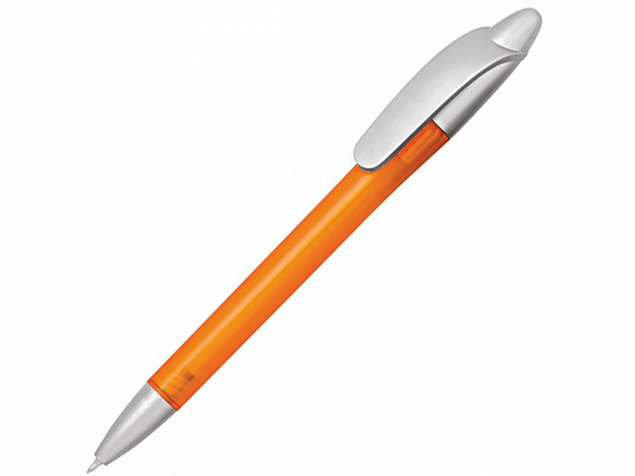 Ручка шариковая Celebrity Кейдж, оранжевый/серебристый с логотипом в Москве заказать по выгодной цене в кибермаркете AvroraStore