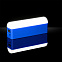 Зарядное устройство с лампой "Светлячок" 2600 mAh, синий с логотипом в Москве заказать по выгодной цене в кибермаркете AvroraStore
