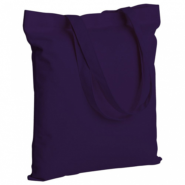 Холщовая сумка Countryside, фиолетовая с логотипом  заказать по выгодной цене в кибермаркете AvroraStore