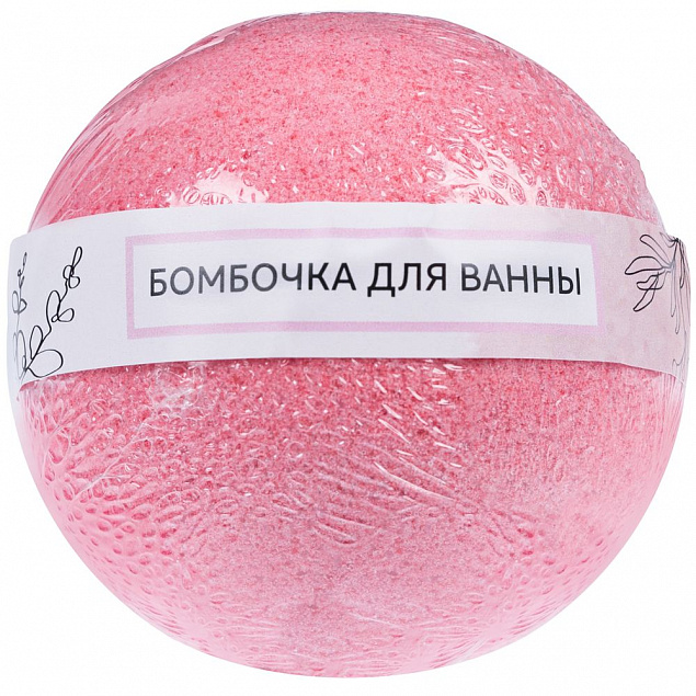 Бомбочка для ванны Feeria, розовая орхидея с логотипом в Москве заказать по выгодной цене в кибермаркете AvroraStore