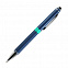 Шариковая ручка Ocean, синяя/аква с логотипом в Москве заказать по выгодной цене в кибермаркете AvroraStore