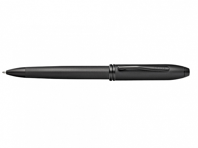 Ручка шариковая Townsend Black Micro Knurl с логотипом в Москве заказать по выгодной цене в кибермаркете AvroraStore