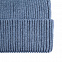 Шапка Tommi, голубой меланж с логотипом  заказать по выгодной цене в кибермаркете AvroraStore
