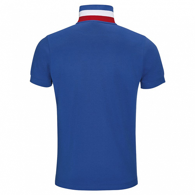 Рубашка поло мужская Patriot 200, ярко-синяя с логотипом в Москве заказать по выгодной цене в кибермаркете AvroraStore