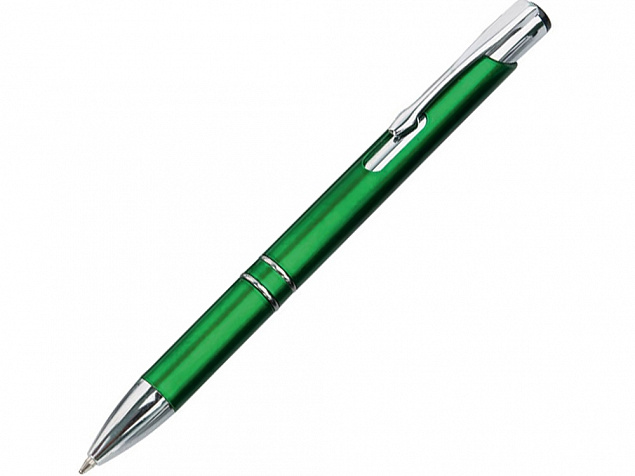 Ручка шариковая Калгари зеленый металлик с логотипом в Москве заказать по выгодной цене в кибермаркете AvroraStore