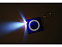 Брелок-рулетка с фонариком. 1 м., синий/белый с логотипом  заказать по выгодной цене в кибермаркете AvroraStore