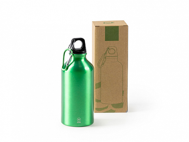 Бутылка RENKO из переработанного алюминия с логотипом в Москве заказать по выгодной цене в кибермаркете AvroraStore