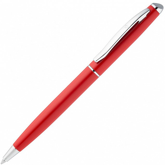 Ручка шариковая Phrase, красная с логотипом в Москве заказать по выгодной цене в кибермаркете AvroraStore