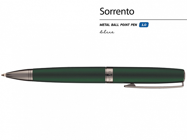 Ручка металлическая шариковая «Sorento» с логотипом в Москве заказать по выгодной цене в кибермаркете AvroraStore