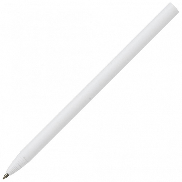 Ручка шариковая Carton Plus, белая с логотипом в Москве заказать по выгодной цене в кибермаркете AvroraStore