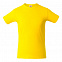 Футболка мужская HEAVY, желтая с логотипом в Москве заказать по выгодной цене в кибермаркете AvroraStore