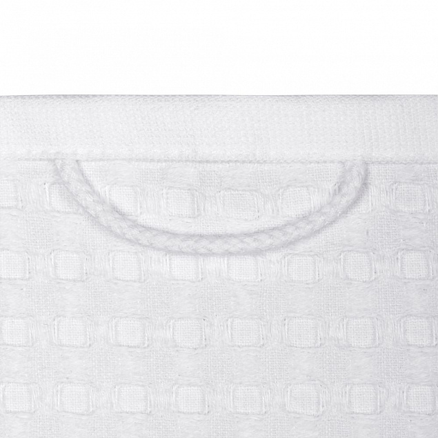 Полотенце вафельное Piquee, среднее, белое с логотипом в Москве заказать по выгодной цене в кибермаркете AvroraStore
