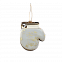 Ёлочная игрушка Варежка (белый с золотым ) с логотипом в Москве заказать по выгодной цене в кибермаркете AvroraStore
