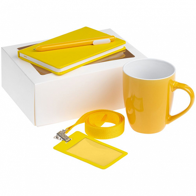 Набор Hop In, желтый с логотипом в Москве заказать по выгодной цене в кибермаркете AvroraStore