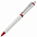 Ручка шариковая Raja, красная с логотипом в Москве заказать по выгодной цене в кибермаркете AvroraStore