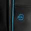 Сумка с отделением для ноутбука Piquadro Blue Square, черная с логотипом в Москве заказать по выгодной цене в кибермаркете AvroraStore