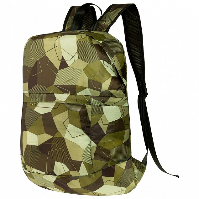 Складной рюкзак Gekko, хаки с логотипом в Москве заказать по выгодной цене в кибермаркете AvroraStore