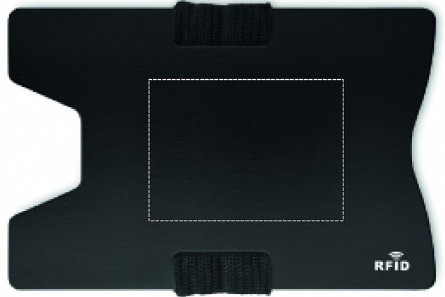 Алюминиевый кард холдер RFID с логотипом в Москве заказать по выгодной цене в кибермаркете AvroraStore
