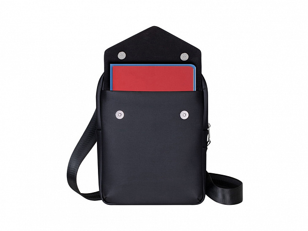 8511 black сумка через плечо для планшета 11 с логотипом в Москве заказать по выгодной цене в кибермаркете AvroraStore