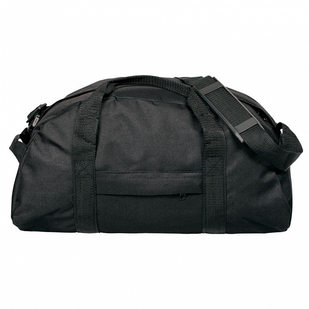 Спортивная сумка, черная с логотипом в Москве заказать по выгодной цене в кибермаркете AvroraStore