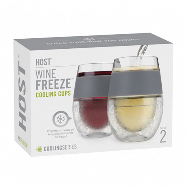 Набор охлаждающих стаканов Freeze с логотипом в Москве заказать по выгодной цене в кибермаркете AvroraStore