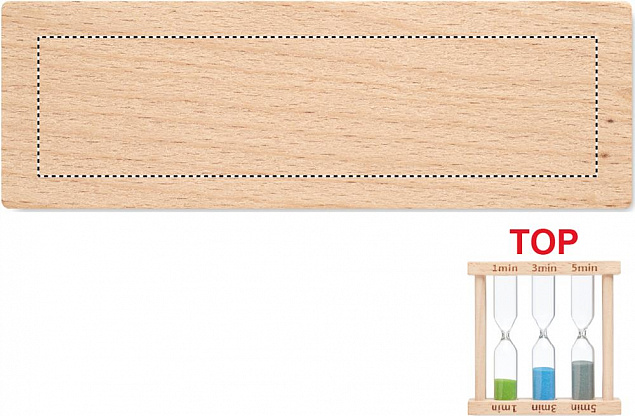 Набор из 3 деревянных песочных с логотипом в Москве заказать по выгодной цене в кибермаркете AvroraStore