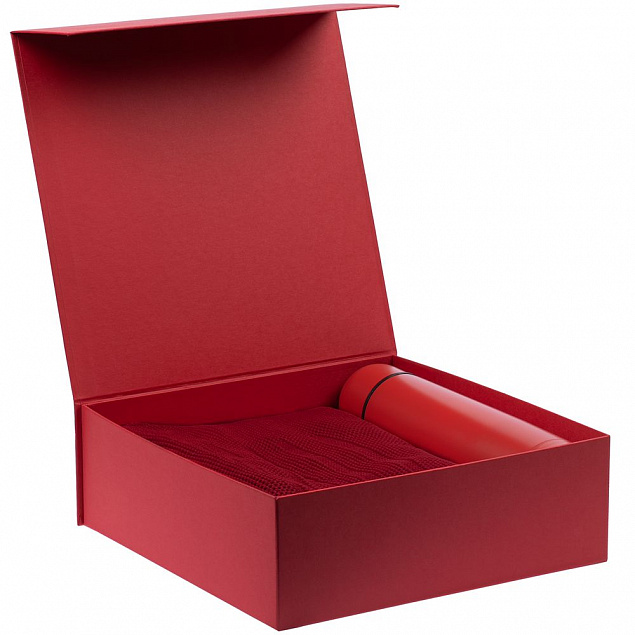 Коробка Quadra, красная с логотипом в Москве заказать по выгодной цене в кибермаркете AvroraStore