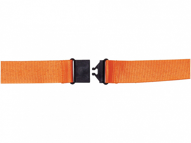 Шнурок Yogi со съемным креплением, оранжевый с логотипом в Москве заказать по выгодной цене в кибермаркете AvroraStore