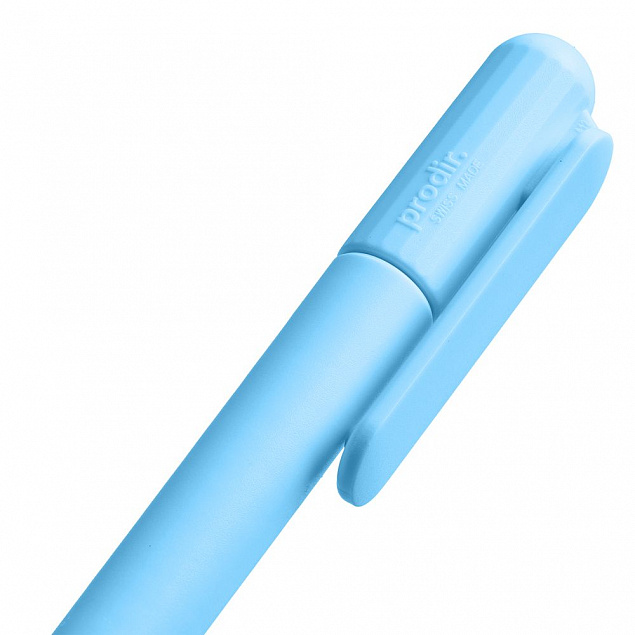 Ручка шариковая Prodir DS6S TMM, голубая с логотипом в Москве заказать по выгодной цене в кибермаркете AvroraStore