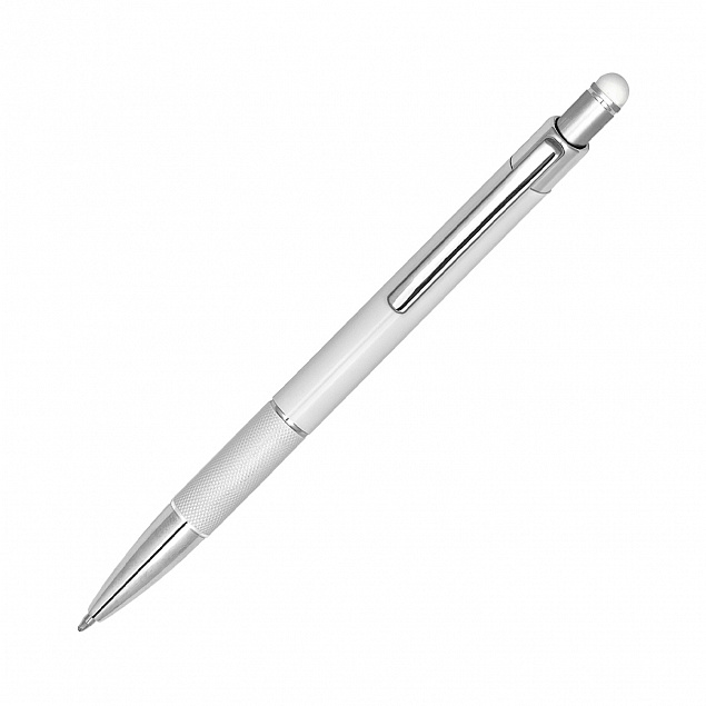 Шариковая ручка Levi, белый с логотипом в Москве заказать по выгодной цене в кибермаркете AvroraStore