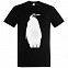 Футболка мужская Like a Penguin, черная с логотипом в Москве заказать по выгодной цене в кибермаркете AvroraStore