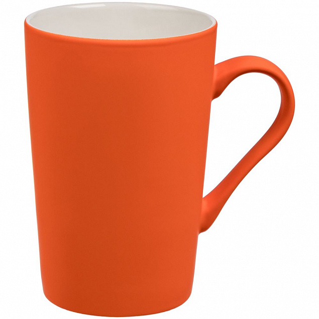 Кружка Best Noon c покрытием софт-тач, оранжевая с логотипом в Москве заказать по выгодной цене в кибермаркете AvroraStore
